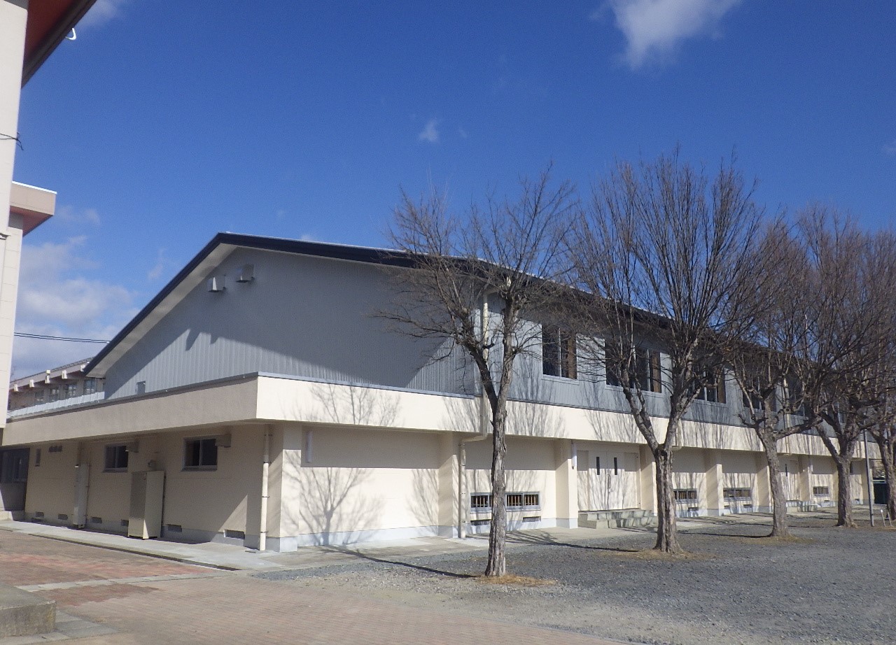 安積第一小学校 屋内運動場改修工事竣工しました。